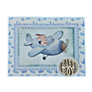 Ευχετήρια χειροποίητη κάρτα για νεογέννητο αγοράκι #24 - χειροποίητα, γέννηση, δώρο για βάφτιση, ευχετήριες κάρτες