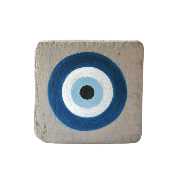 Διακοσμητικό μάτι τσιμεντένιο τετράγωνο 8εκ - τσιμέντο, διακοσμητικά, διακόσμηση σαλονιού, ειδη δώρων