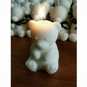 Teddy Bear ¦ 7x4x4 55γρ - διακοσμητικά, κεριά, αρωματικό χώρου, δωρο για επέτειο - 4