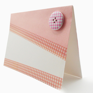 Ευχετήρια Κάρτα με σχέδιο ρόζ minimal - γυναικεία, γενέθλια, γενική χρήση, για ενήλικες, αποφοίτηση - 2