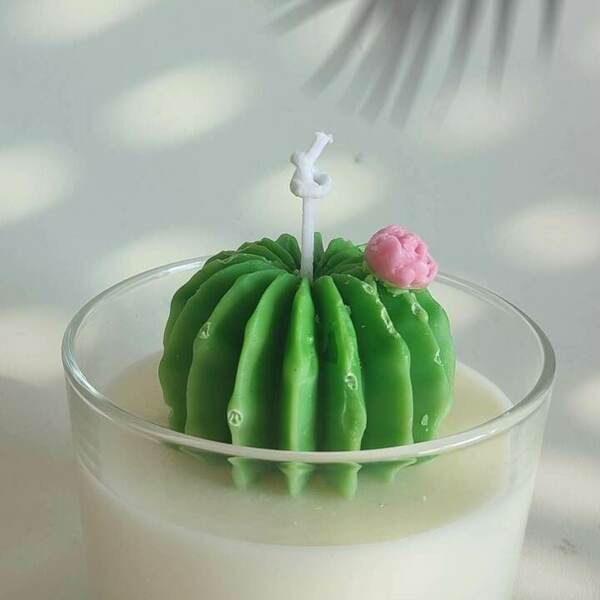 Τhe "Cactus" candle - αρωματικά κεριά - 2