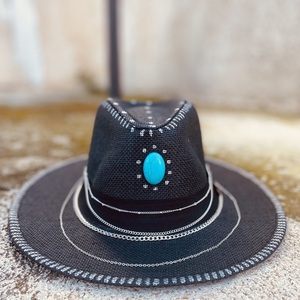 Καπέλο Παναμα - Stone power - απαραίτητα καλοκαιρινά αξεσουάρ, αξεσουάρ παραλίας, ψάθινα - 2