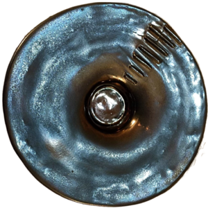 Κύμβαλο (Rusted Cymbal) - Κεραμικό διακοσμητικό - πηλός, κεραμικό, διακοσμητικά