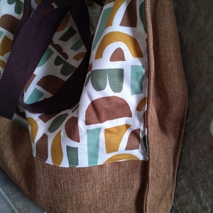 τσάντα ωμου παραλίας / tote bag - ύφασμα, ώμου, μεγάλες, θαλάσσης, tote - 3