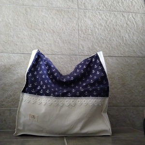 τσάντα για την παραλία / tote bag - ύφασμα, ώμου, μεγάλες, θαλάσσης, tote - 3