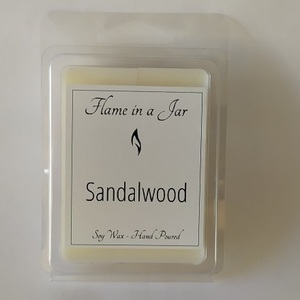 Wax melts φυτικού κεριού σόγιας Sandalwood - αρωματικά χώρου, soy wax, wax melt liners