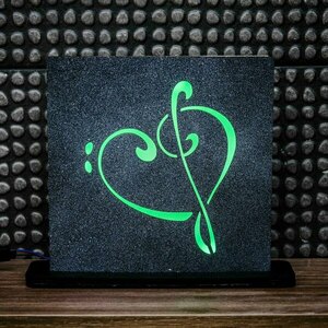 LED RGB Κάδρο | Music Heart - φωτιζόμενα κάδρα - 2