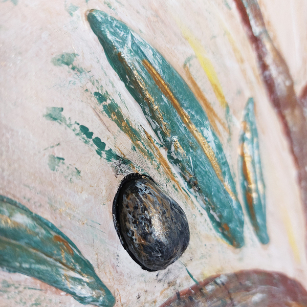 3D πίνακας ζωγραφικής Δέντρο ελιάς από πηλό, πάνω σε καμβά 60x80x4cm - πίνακες & κάδρα, πίνακες ζωγραφικής - 4