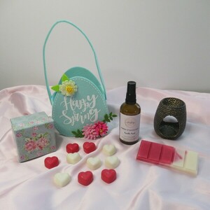 Πακέτο δώρου Spring Edition: "Happy Spring, Mommy!" (A) - μαμά, αρωματικά κεριά, αρωματικό χώρου, σετ δώρου - 2
