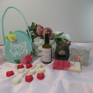 Πακέτο δώρου Spring Edition: "Happy Spring, Mommy!" (A) - μαμά, αρωματικά κεριά, αρωματικό χώρου, σετ δώρου - 3