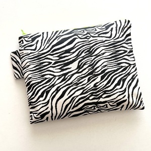 Τσάντα φάκελος καραβόπανο ζέβρα 37cm x 30cm - ύφασμα, animal print, φάκελοι, all day, χειρός - 2