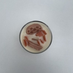 Salted Caramel Dream Soy Candle - αρωματικά κεριά, δώρα γενεθλίων, διακοσμητικά, αναμνηστικά δώρα, vegan κεριά - 2