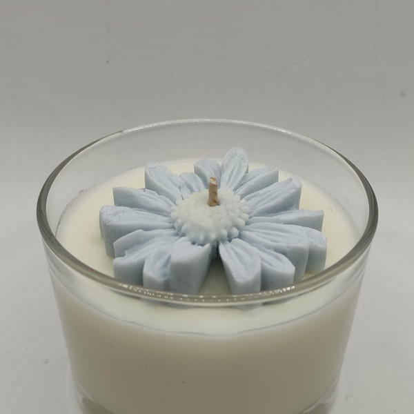 Κερί με μαργαριτα - αρωματικά κεριά