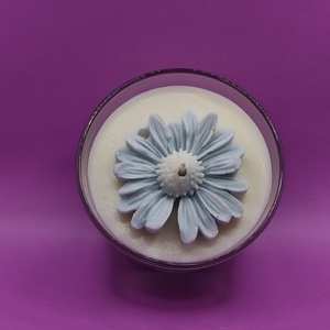 Κερί με μαργαριτα - αρωματικά κεριά - 2