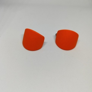Curved Button σε χρώμα πορτοκαλι - καρφωτά, μικρά, ατσάλι - 2