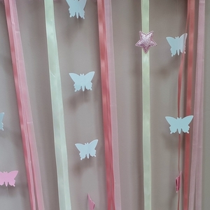 Διακοσμητική "κουρτίνα" πεταλούδες - κορίτσι, πεταλούδα, διακοσμητικά - 3