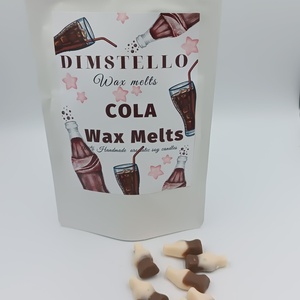 Χειροποίητα wax melts cola σε άρωμα ζελεδακια cola από φυτικό κερί σόγιας - αρωματικά κεριά, soy wax