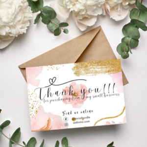 Ψηφιακή εκτυπώσιμη κάρτα ''thank you'' - κάρτες - 2