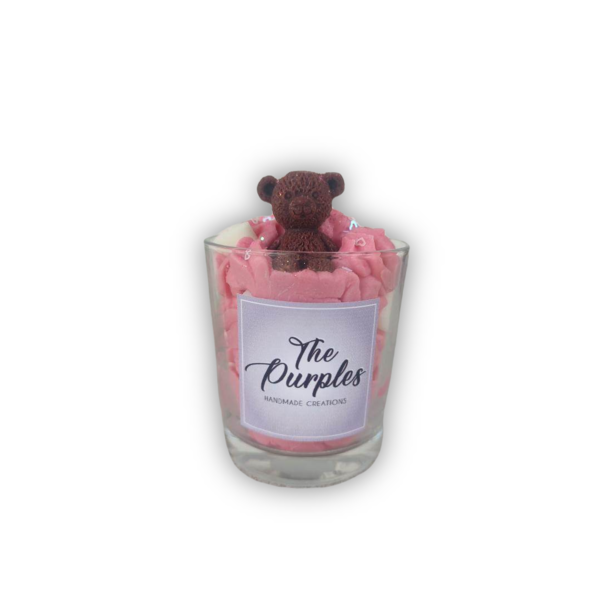 Αρωματικό Κερί Σόγιας Σε Ποτήρι 230γρ Με Άρωμα Baby Powder - αρωματικά κεριά, πρωτότυπα δώρα, 100% φυτικό, soy candle