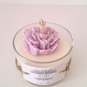 Τhe "lilac flower" candle - αρωματικά κεριά - 2