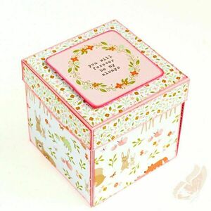 Explosion box - Κουτί έκπληξη και μίνι άλμπουμ για κοριτσάκι "My always" - κορίτσι, δώρα για βάπτιση, βρεφικά, γέννηση, δώρο γέννησης