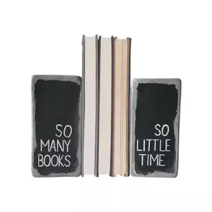 Σετ2τεμ βιβλιοστάτες so many books τσιμεντένιοι τετράγωνοι μαύροι10εκΧ10εκΧ5εκ - οργάνωση & αποθήκευση, τσιμέντο, ειδη δώρων
