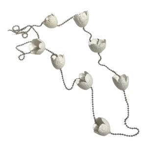 Song Dynasty - charms, μακριά, λουλούδι, ατσάλι, boho