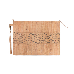 Τσάντα Χειρός Από Φελλό "Eyes On You" - clutch, μεγάλες, all day, φελλός, χειρός