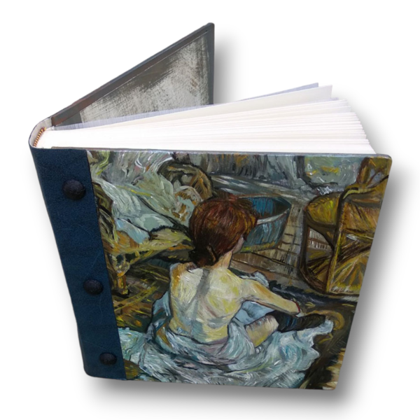 Χειροποίητο Ξύλινο Άλμπουμ, Η ΤΟΥΑΛΕΤΑ του Toulouse-Lautrec - χειροποίητα, άλμπουμ - 3