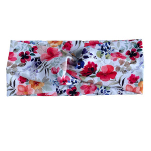 Headband από εμπριμέ φλοράλ ύφασμα - ύφασμα, φλοράλ, headbands