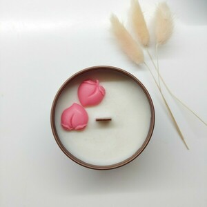 Φυτικό κερί σόγιας "peach" - αρωματικά κεριά, δώρα για γυναίκες, δώρο γεννεθλίων