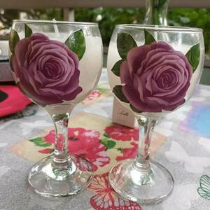 Χειροποίητο κερί σε γυάλινο κολονάτο ποτήρι - αρωματικά κεριά - 4
