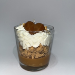 “Caramel” Χειροποίητο αρωματικό κερί σόγιας 500γρ - κεριά, vegan κεριά