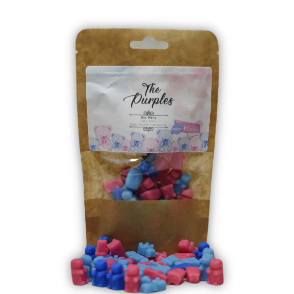 Χειροποίητα Wax Melts Baby Bears Με Άρωμα Baby Powder 50γρ. - αρωματικά κεριά, πρωτότυπα δώρα, 100% φυτικό, waxmelts, soy wax