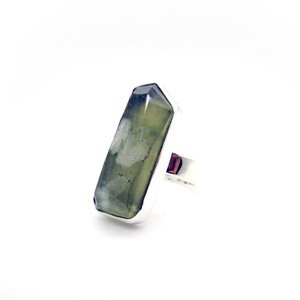 Jade - ημιπολύτιμες πέτρες, ασήμι 925, για γάμο, μεγάλα, αυξομειούμενα