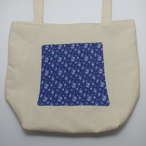Tote bag floral - ύφασμα, ώμου, φλοράλ, θαλάσσης, tote - 2