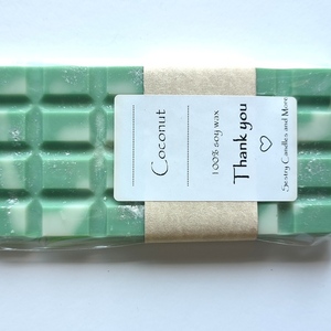 The "Chocolate" wax melts ( mint) - κερί, αρωματικά κεριά, κερί σόγιας, soy wax