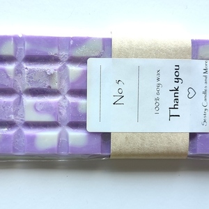 The "Chocolate" wax melts ( purple) - κερί, αρωματικά κεριά, κερί σόγιας, soy wax