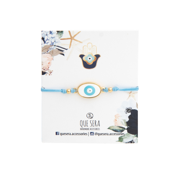 Βραχιόλι Αυξομειούμενο ''Evil Eye'' - charms, boho, σμαλτο, χεριού, αυξομειούμενα - 4