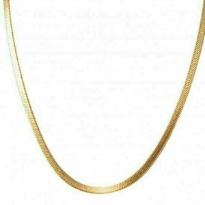 Κολιέ Αλυσίδα Φίδι από Ατσάλι σε Χρυσό Χρώμα - αλυσίδες, επιχρυσωμένα, μακριά, ατσάλι, φθηνά - 2