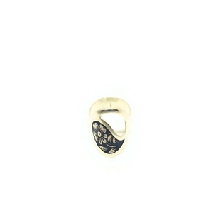 Ασημένιο Δαχτυλίδι Καπρίτσιο - ασήμι 925, λουλούδι, σταθερά, φθηνά - 4