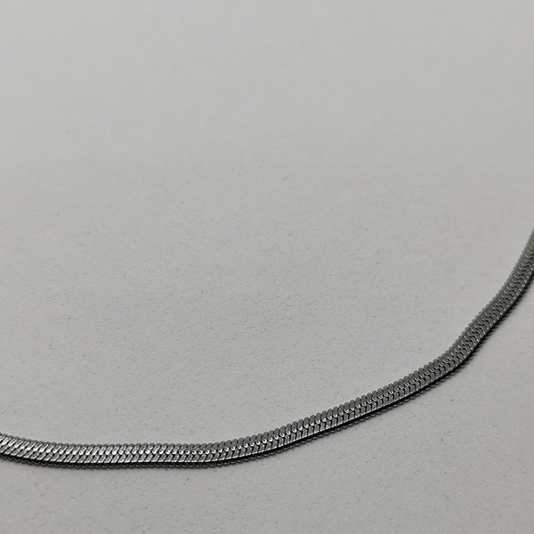 Ατσάλινη αλυσίδα flat καδένα 3mm - αλυσίδες, κοντά, ατσάλι, φθηνά - 2