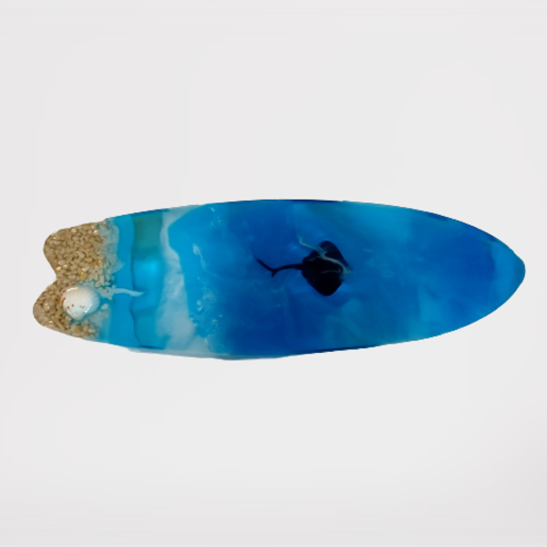 Σανίδα surfboard (σερφ) από ρητίνη (37x10cm)_2 - ρητίνη, πιατάκια & δίσκοι