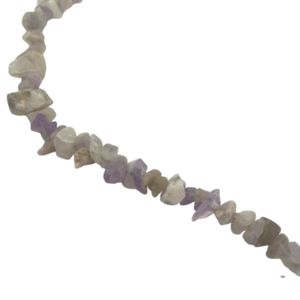 Κολιέ in corde ιδιαίτερο - ημιπολύτιμες πέτρες, κοντά, ατσάλι - 3