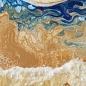 3D Πίνακας ζωγραφικής θάλασσα Νο1 25x31cm - πίνακες & κάδρα, πίνακες ζωγραφικής - 5