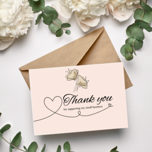 Ψηφιακή εκτυπώσιμη κάρτα "thank you'' - κάρτες - 3