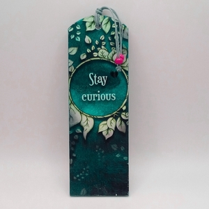 Σελιδοδείκτης "Stay Curious" - σελιδοδείκτες, δώρα για γυναίκες - 4