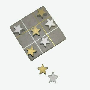 Tσιμεντένια επιτραπέζια τρίλιζα 14.5 X 14.5 //san stars - τσιμέντο, σκυρόδεμα, διακοσμητικά, τρίλιζα - 5