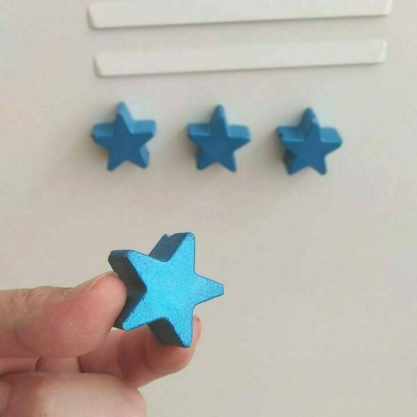 Σετ μαγνητάκια //hoshi blue magnets - διακοσμητικό, καλοκαιρινό, design, ιδιαίτερο, μοναδικό, μοντέρνο, δώρο, customized, τσιμέντο, χειροποίητα, είδη διακόσμησης, είδη δώρου, minimal, unique, γιορτή, gift, gift idea, σκυρόδεμα, για εκείνη, μαγνητάκια, μαγνητάκια ψυγείου - 4