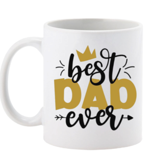 Κεραμική κούπα "best dad ever" - μπαμπάς, πορσελάνη, κούπες & φλυτζάνια, γιορτή του πατέρα